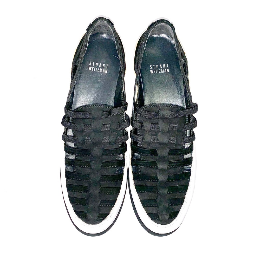 Stuart Weitzman Move-In Strappy Elastic Sneaker S… - image 2